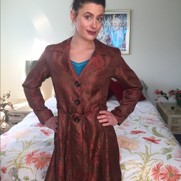 Irradecent Orange, Tan and Brown Jacket - Picture 5 of 8